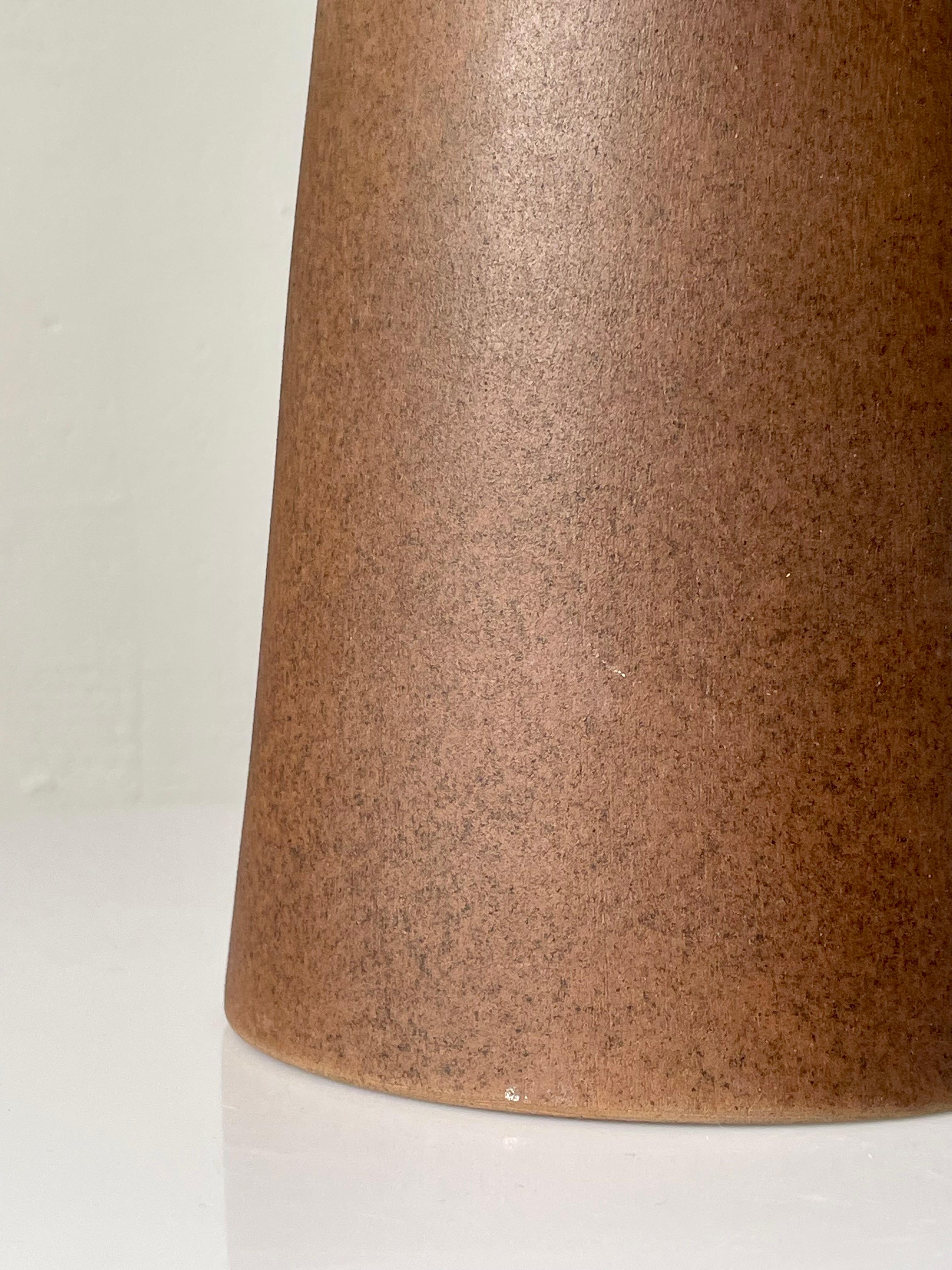 20th Century Tall Palmgren Handmade Ceramic Vase, 1960s  For Sale