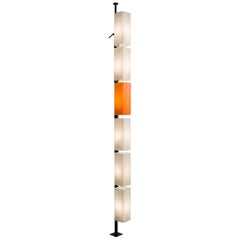 Tall Postmodern Italian Glass Floor Lamp