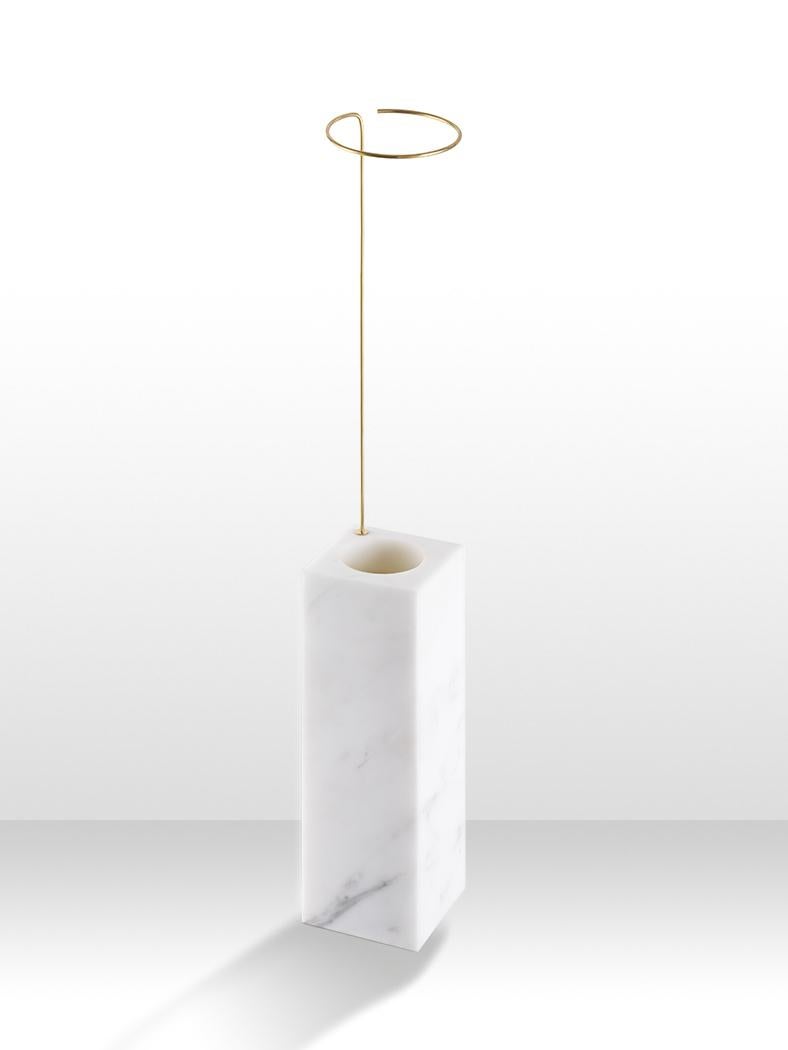 Tall Posture Marble Vase, Carl Kleiner (Moderne)