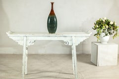 Tall Pottery Vase with Fluted Neck and Drip Glaze in Brown and Green