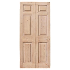 Antique Tall Reclaimed Georgian Internal Pine Door