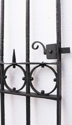 Tall Reclaimed Wrought Iron Side Gate