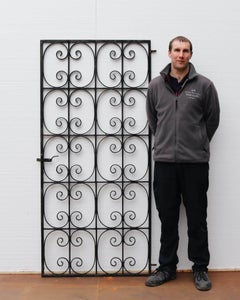 Tall Reclaimed Wrought Iron Side Gate