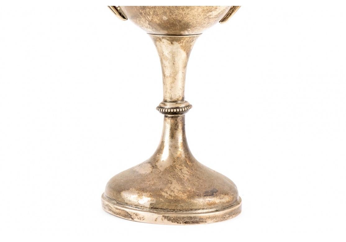English Sterling Silver Presentation Twin Handled Cup, 1924 For Sale 1