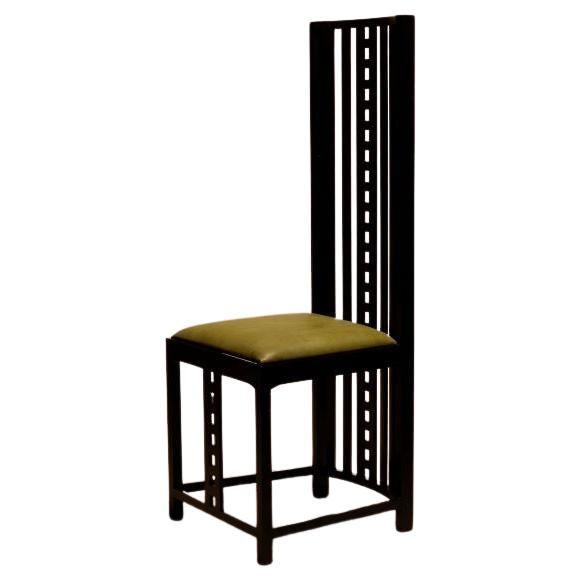 Tall Rennie Mackintosh Style Dining Chairs Set Of 4