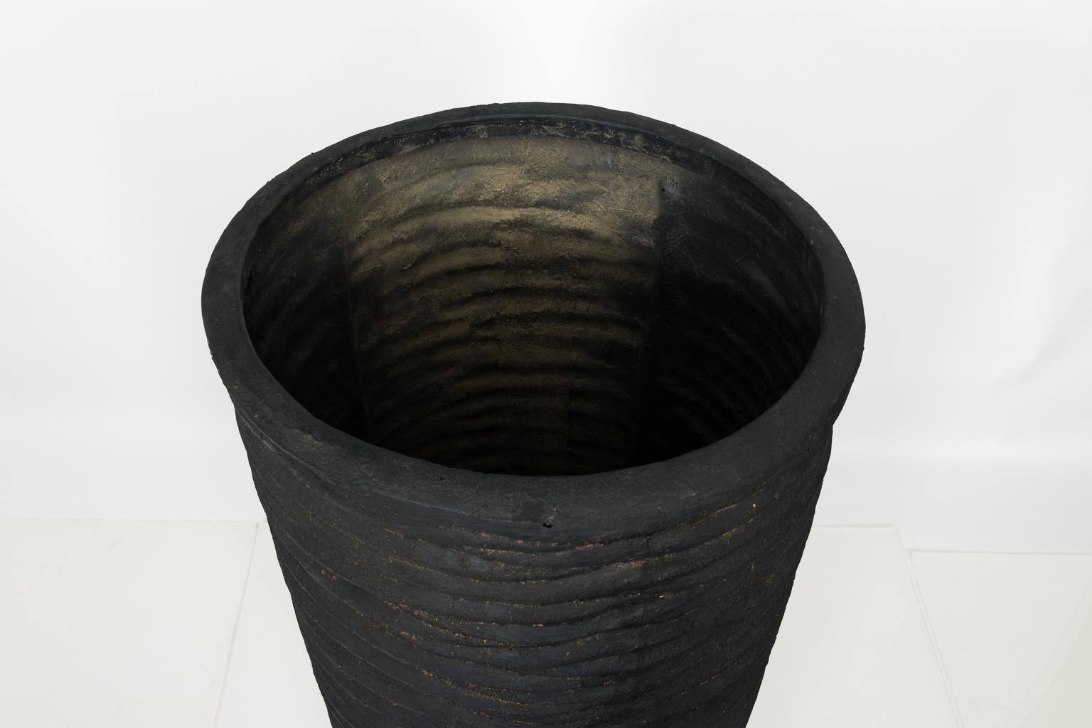 Tall Ridged Planter For Sale 6