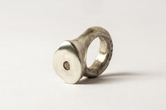Tall Roman Ring ("The Eye", 0.1 CT, Diamond Slab, MA+DIA)
