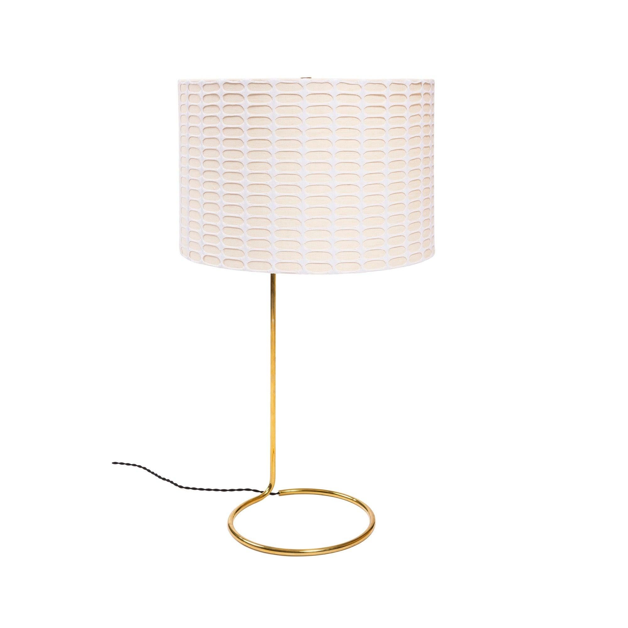Américain Lampe de table 'Rope' en bronze poli, fabriquée sur commande en vente
