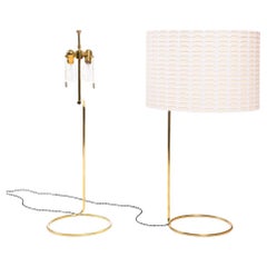 Lampada da tavolo alta 'Rope' in bronzo lucido, realizzata su ordinazione