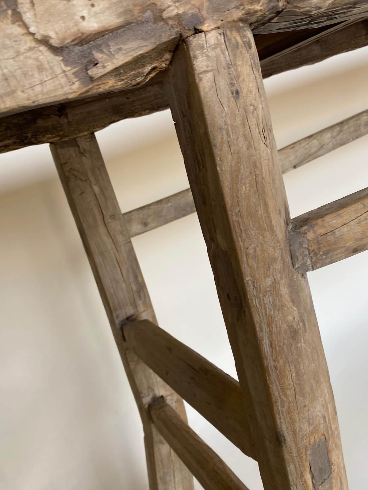 Tall Rustic Altar Table In Good Condition In Los Angeles, CA