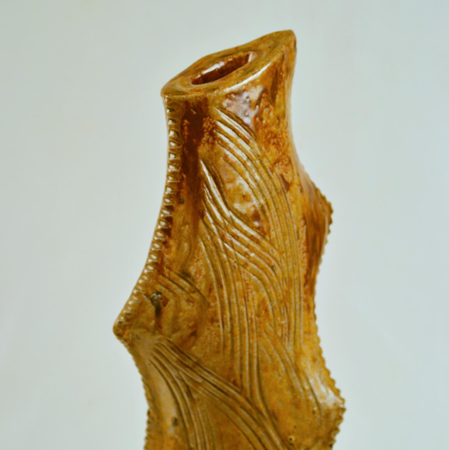 Tall Sculptural Studio Pottery Vase 5