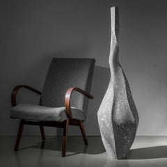 Grand vase sculptural, décoration intérieure, sculpture moderne