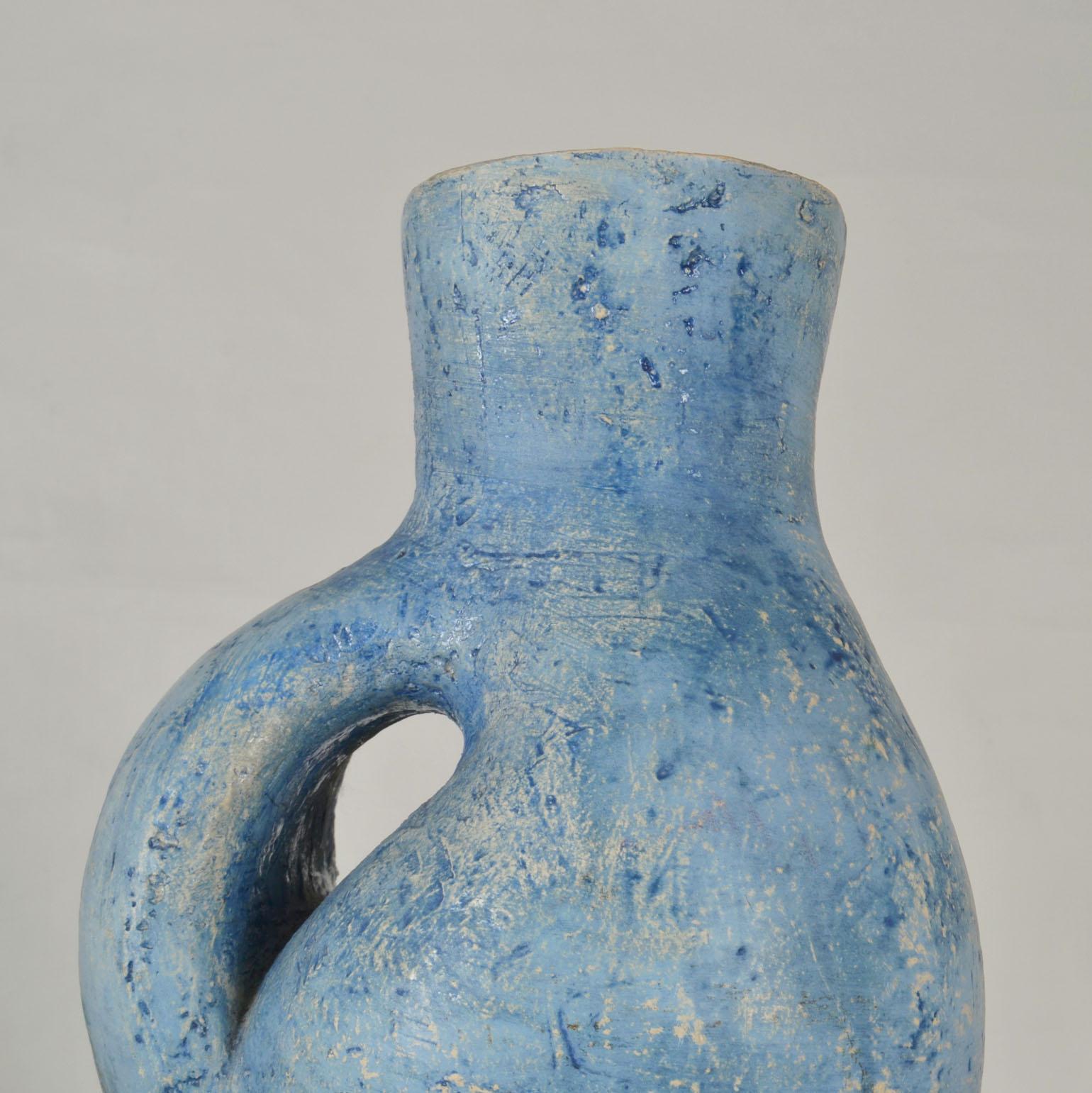 Vasi scultura alti in blu di Schalling, Paesi Bassi in vendita 1