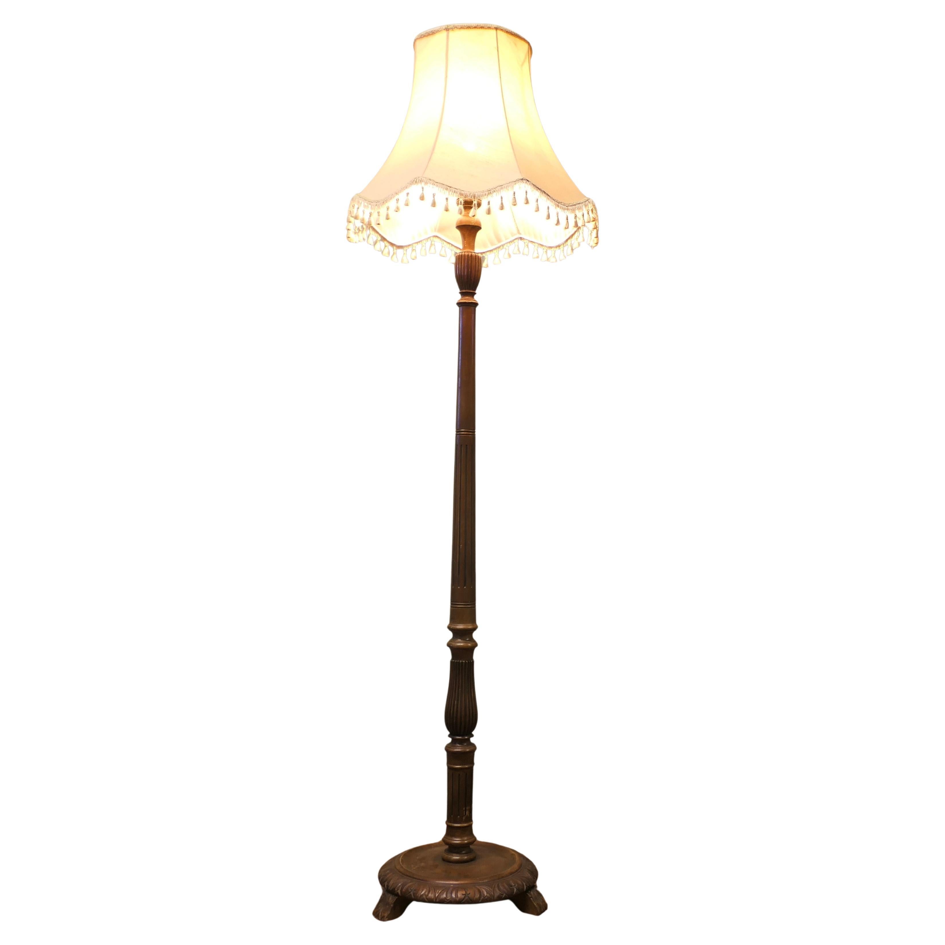 Tall Scumble Painted Floor Lamp, Standard Lamp
