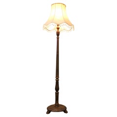 Antique Tall Scumble Painted Floor Lamp, Standard Lamp