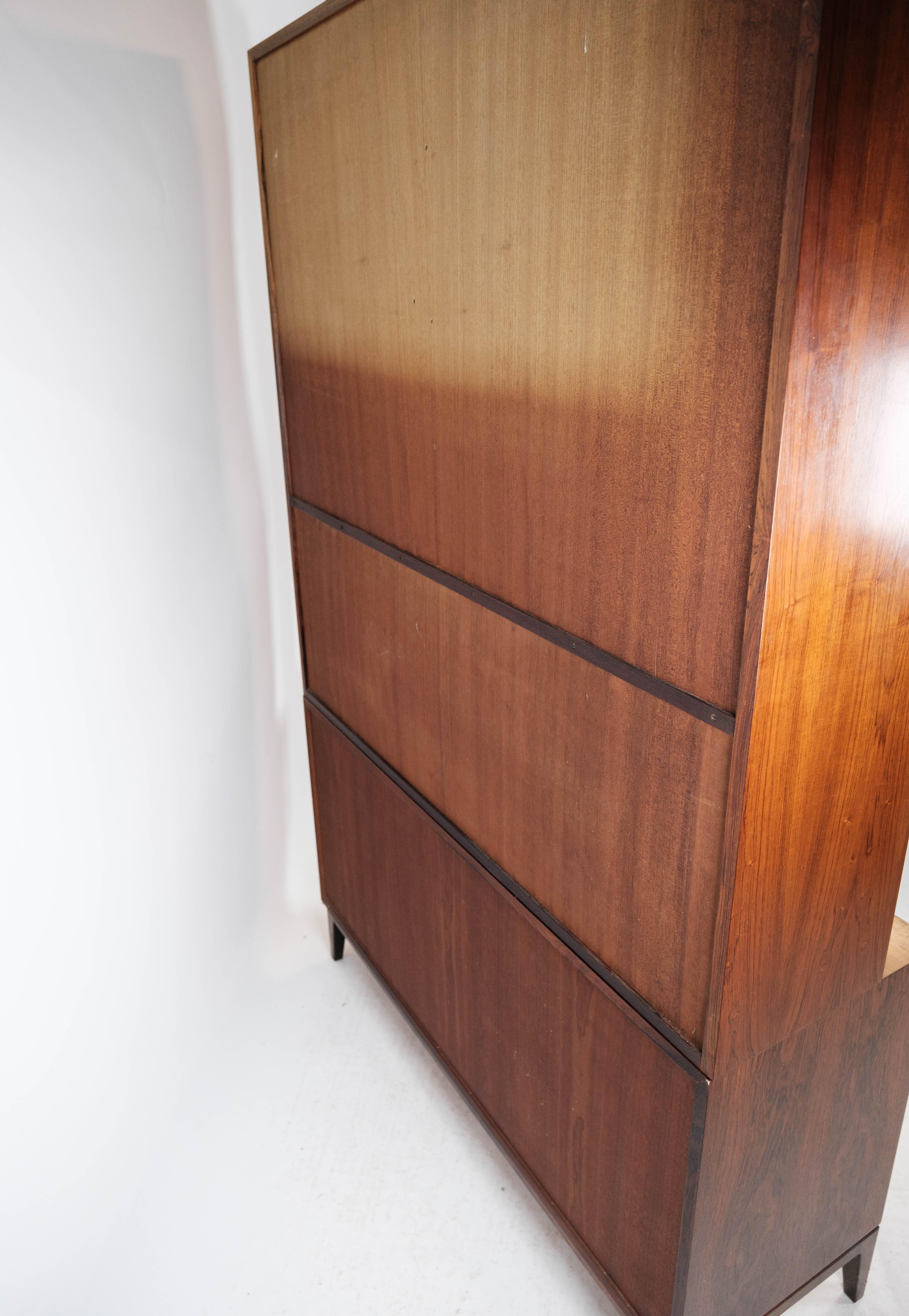 Tall Secretaire in Rosewood of Danish Design from the 1960s 13