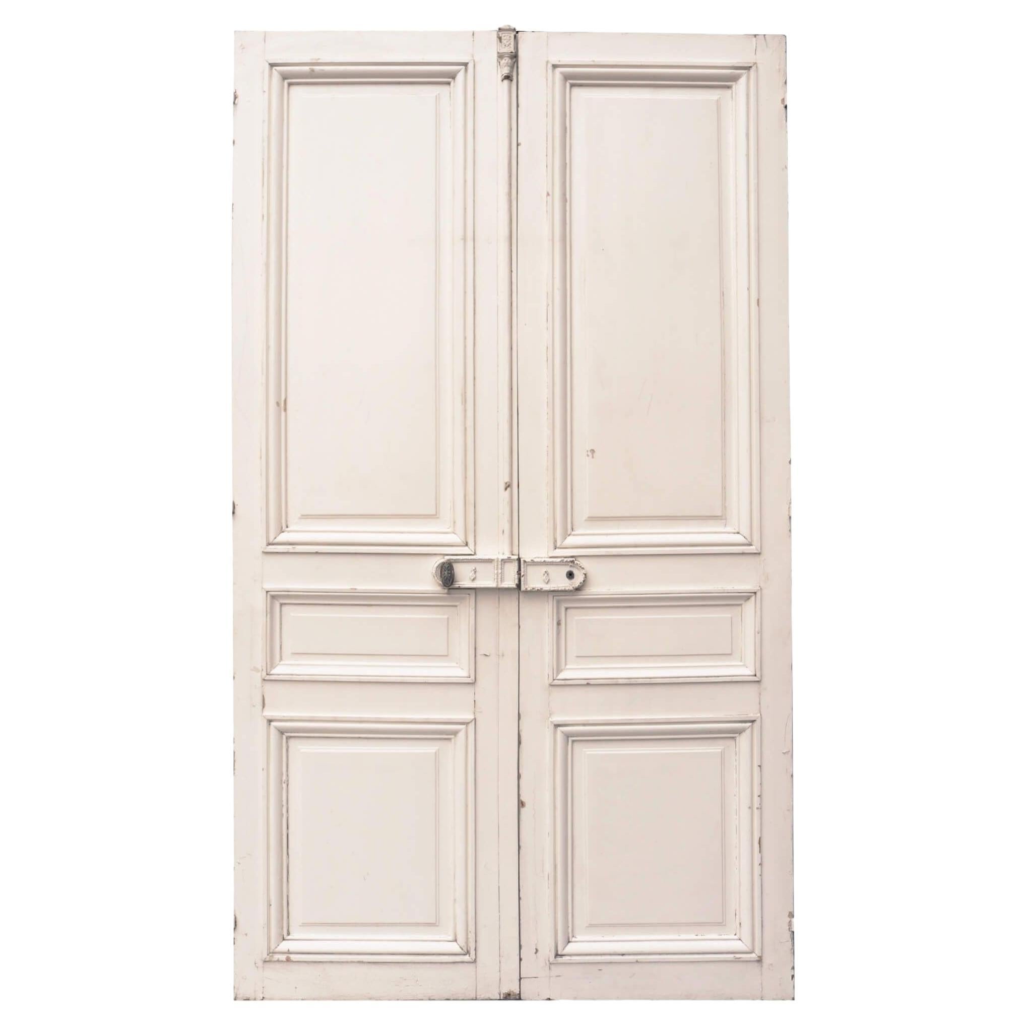 Tall Set of Louis XVI Style Antique Double Doors For Sale