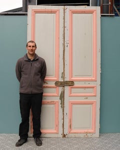 Tall Set of Painted Louis XVI Style Room Dividing Doors