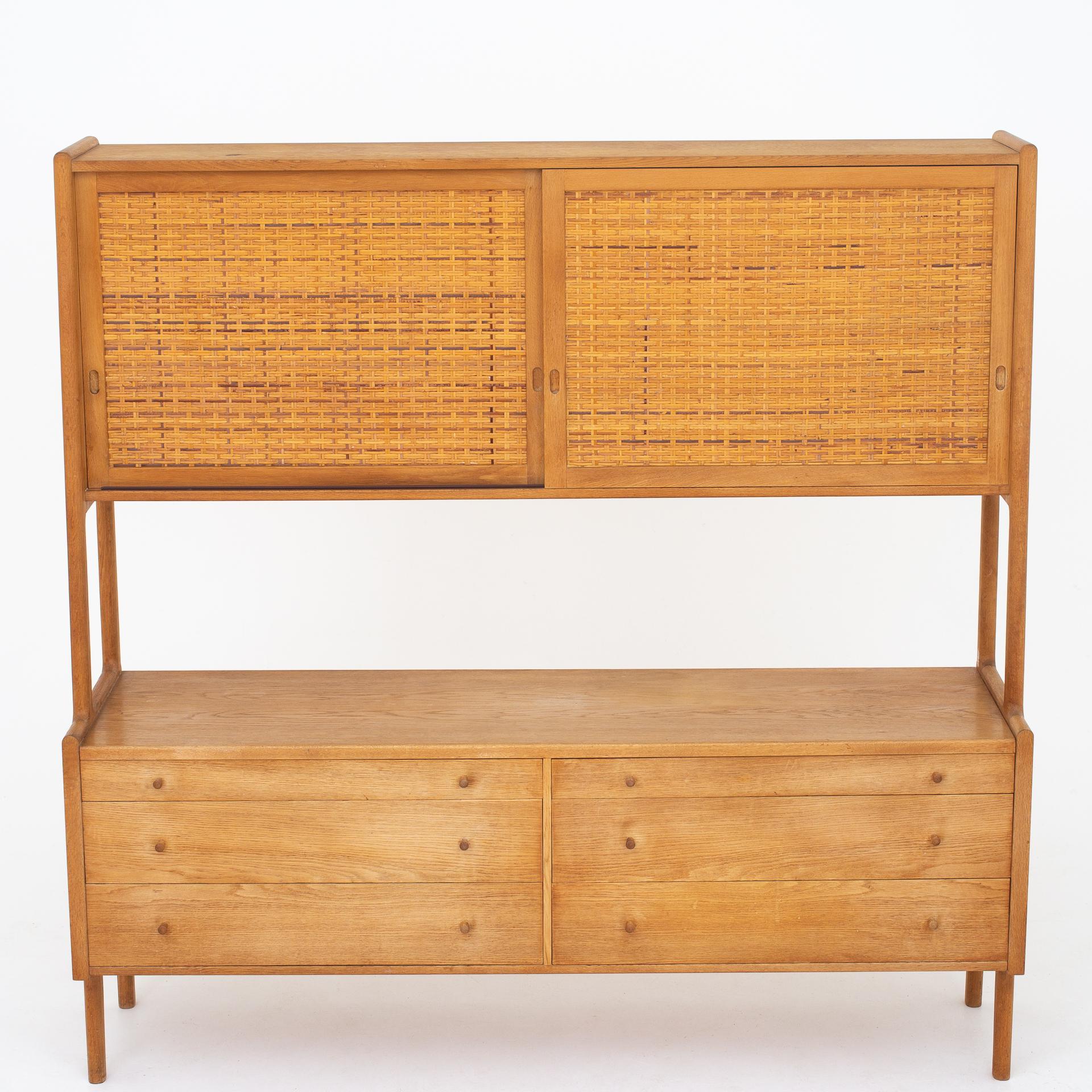 Tall sideboard by Hans J. Wegner For Sale at 1stdibs