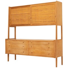 Tall sideboard by Hans J. Wegner