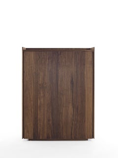 Tall sideboard / High storage cabinet Riva 1920 Revo High - Walnut