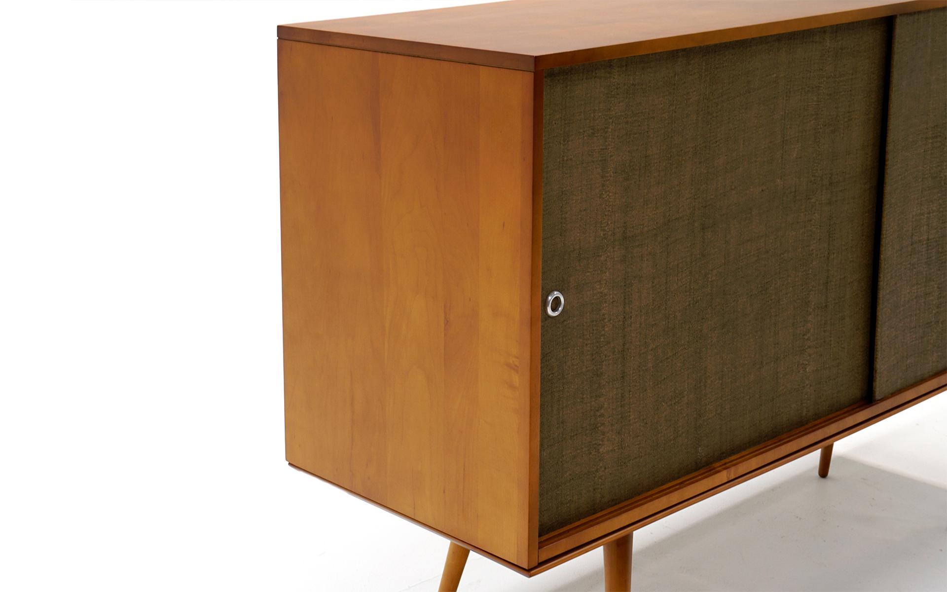 Tall Sideboard Storage Cabinet on Platform Bench by Paul McCobb for Winchendon 1