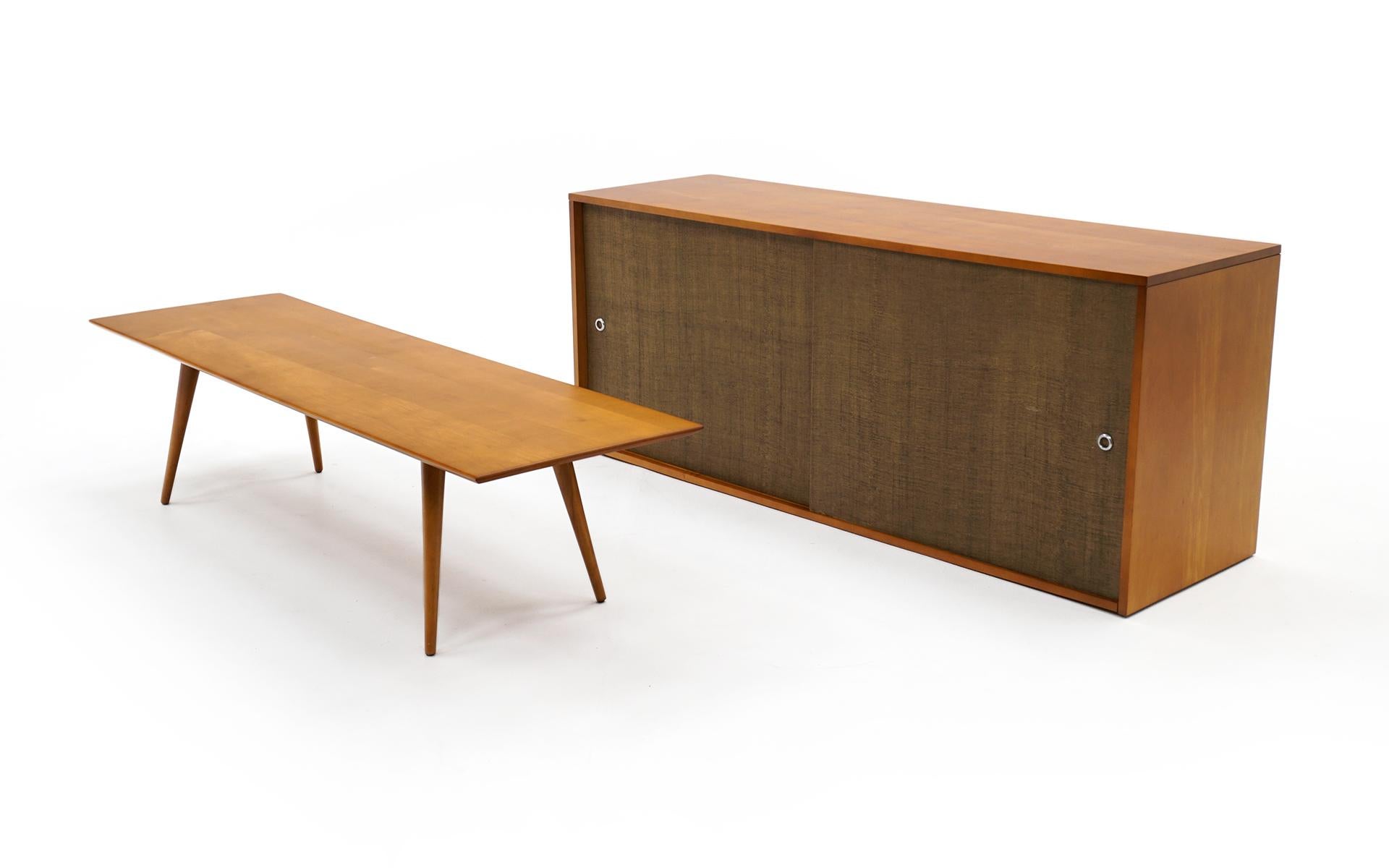 Tall Sideboard Storage Cabinet on Platform Bench by Paul McCobb for Winchendon 2