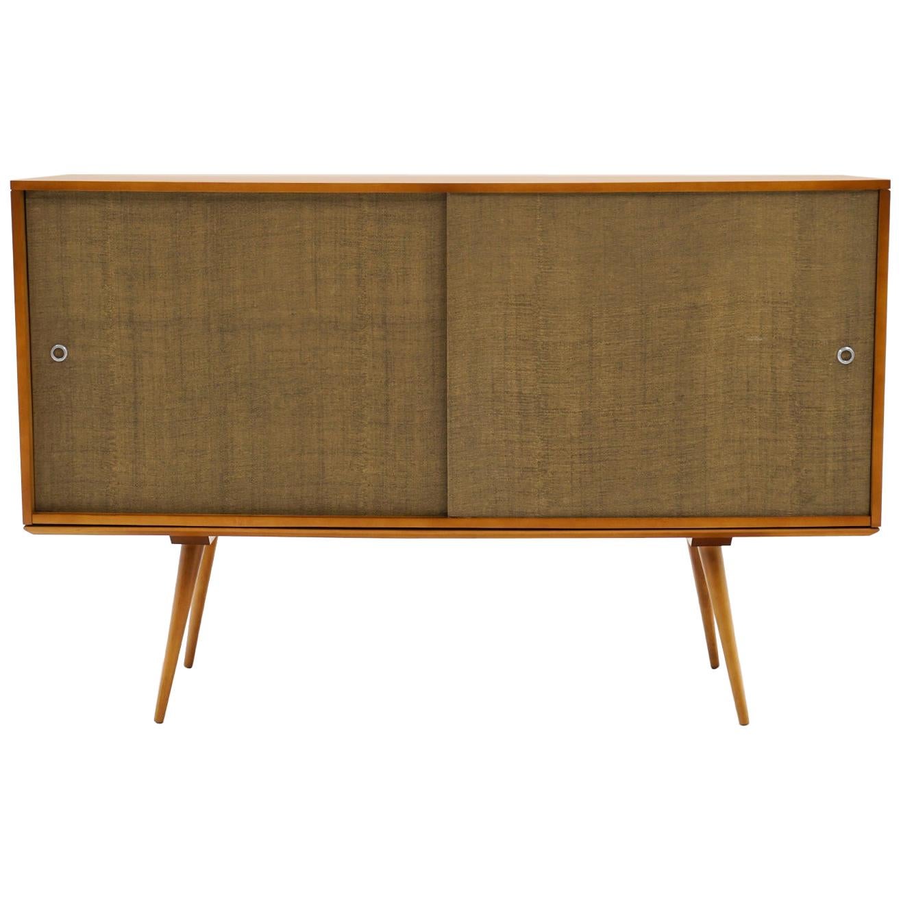Tall Sideboard Storage Cabinet on Platform Bench by Paul McCobb for Winchendon