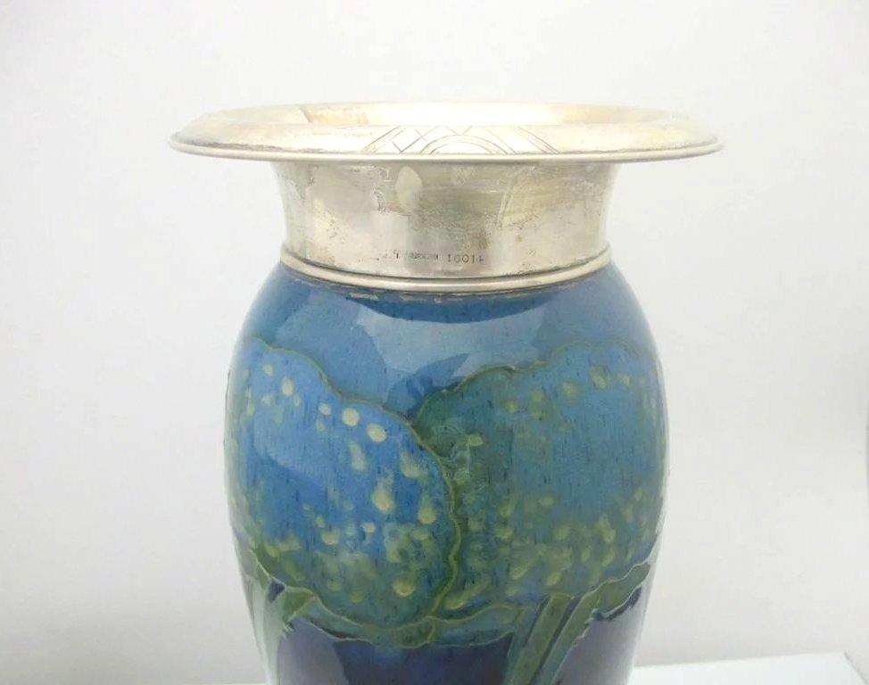 This stunning Moorcroft vase stands 14