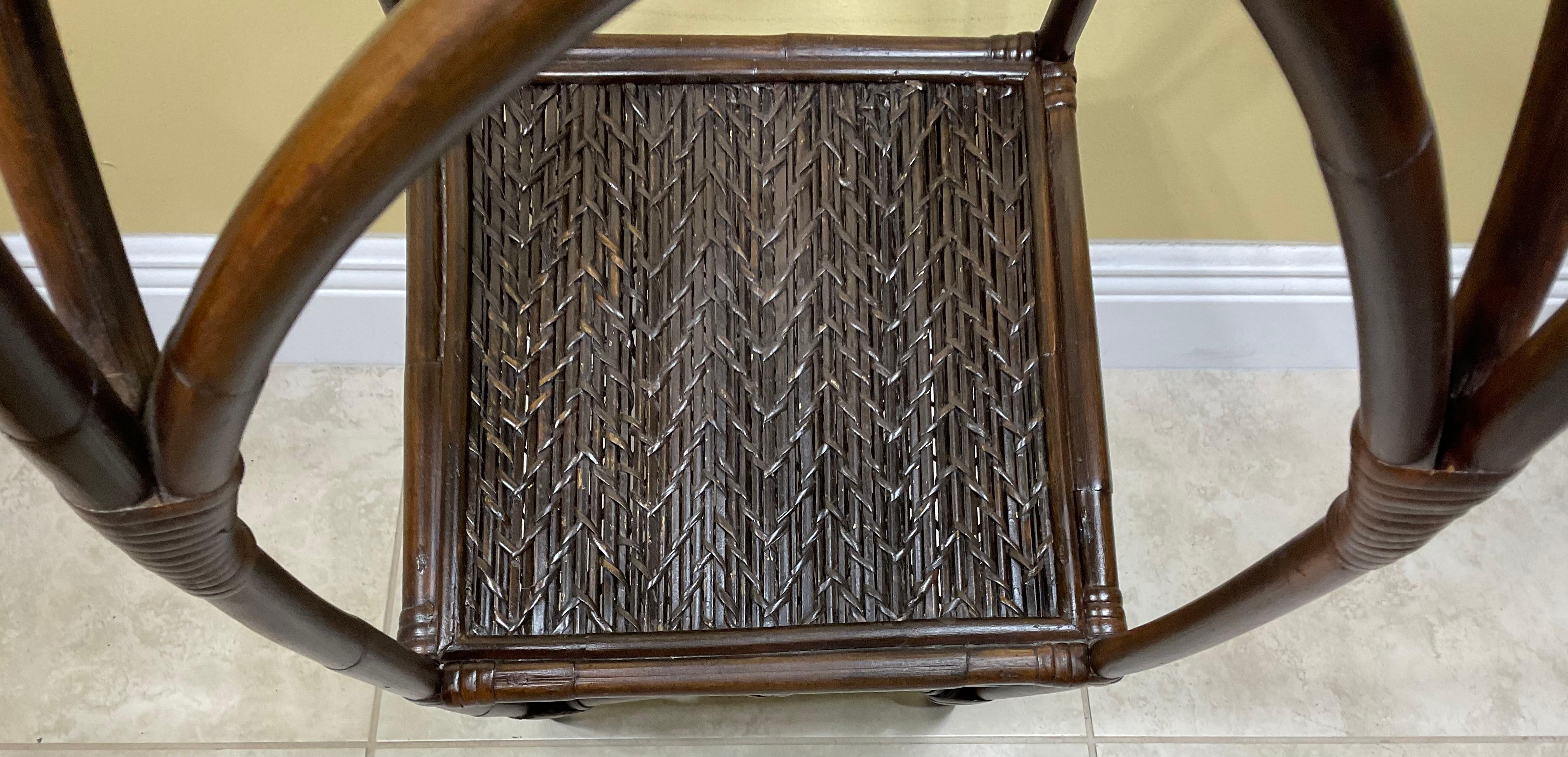 Tall Square Bamboo Stand 5