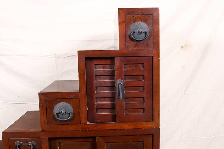 Tall Stacking Tansu Chest at 1stDibs