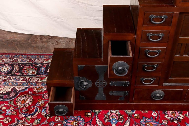 Tall Stacking Tansu Chest at 1stDibs