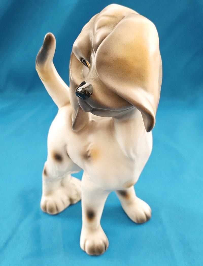 Escultura de cachorro / perro de porcelana MCM de 20 cm de alto - OFERTA DE CIERRE Cerámico en venta