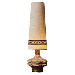 Tall Stein Ceramic Table Lamp with Original Shade
