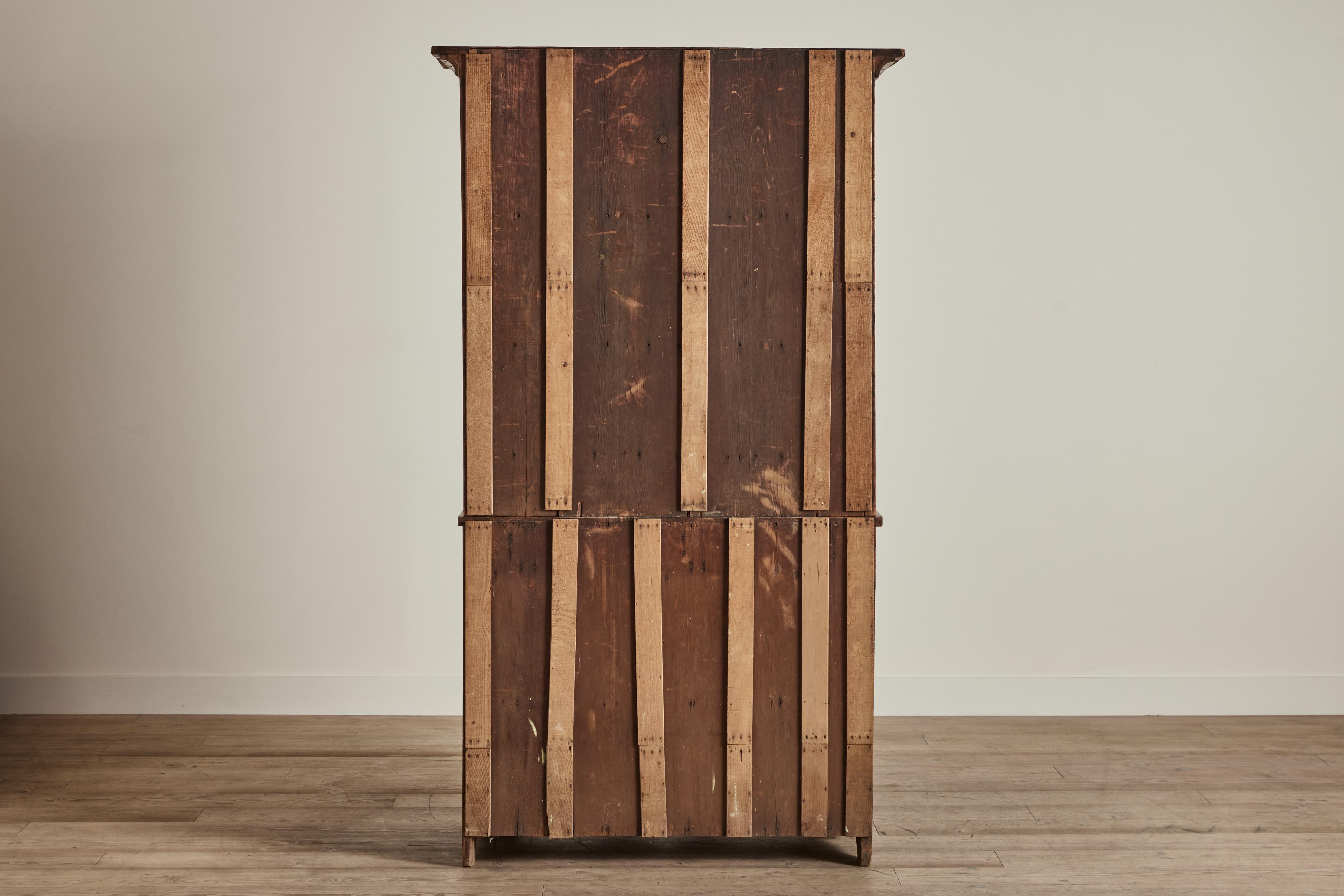 American Tall Stepback Cupboard