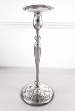 Tall Sterling Candlesticks