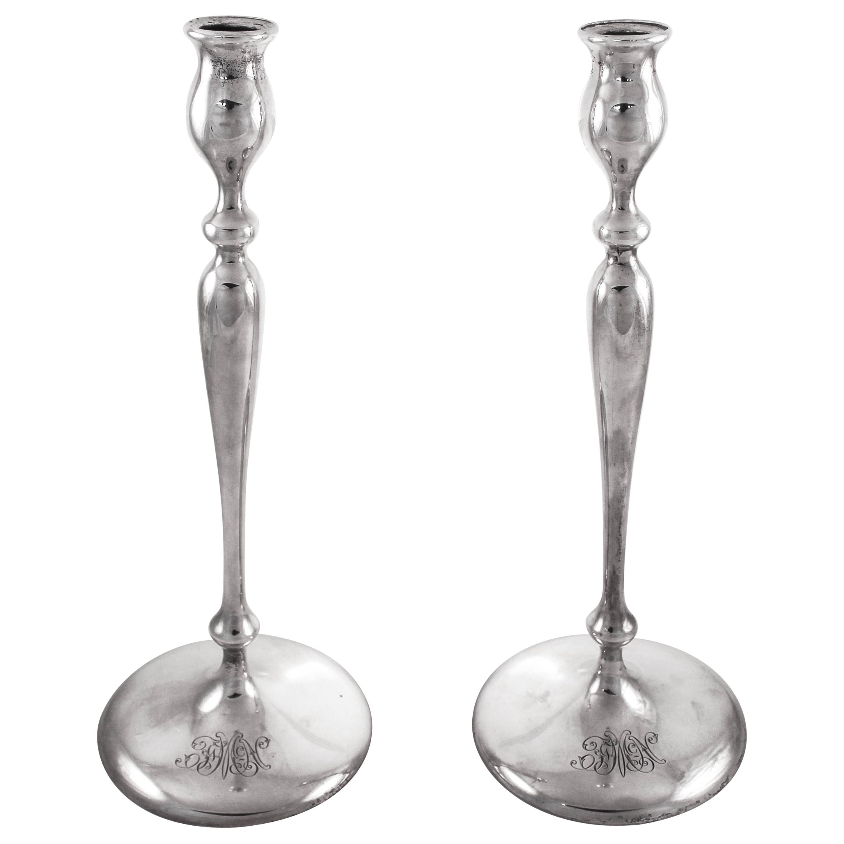 Sterling Candlesticks at 1stDibs