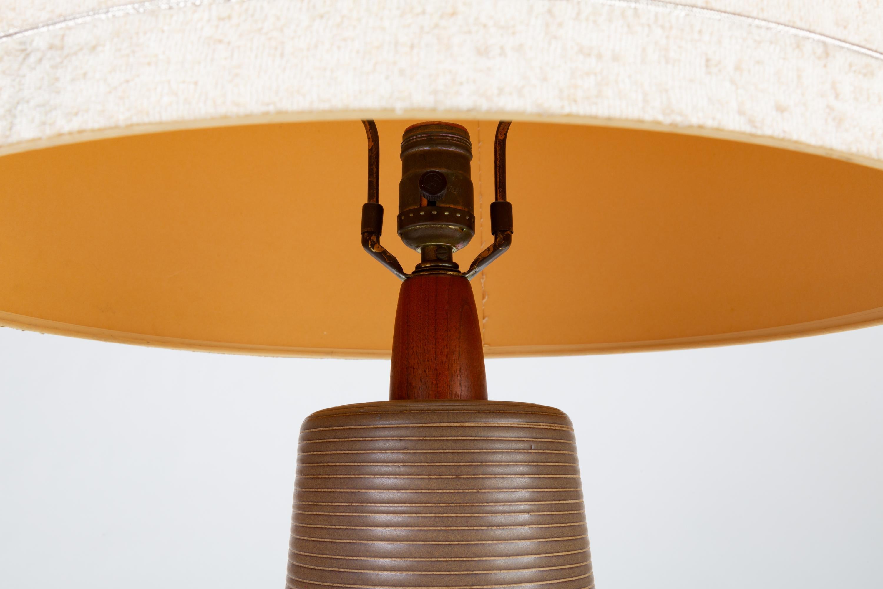 Mid-20th Century Tall Stoneware Lamp by Gordon and Jane Martz for Marshall Studios