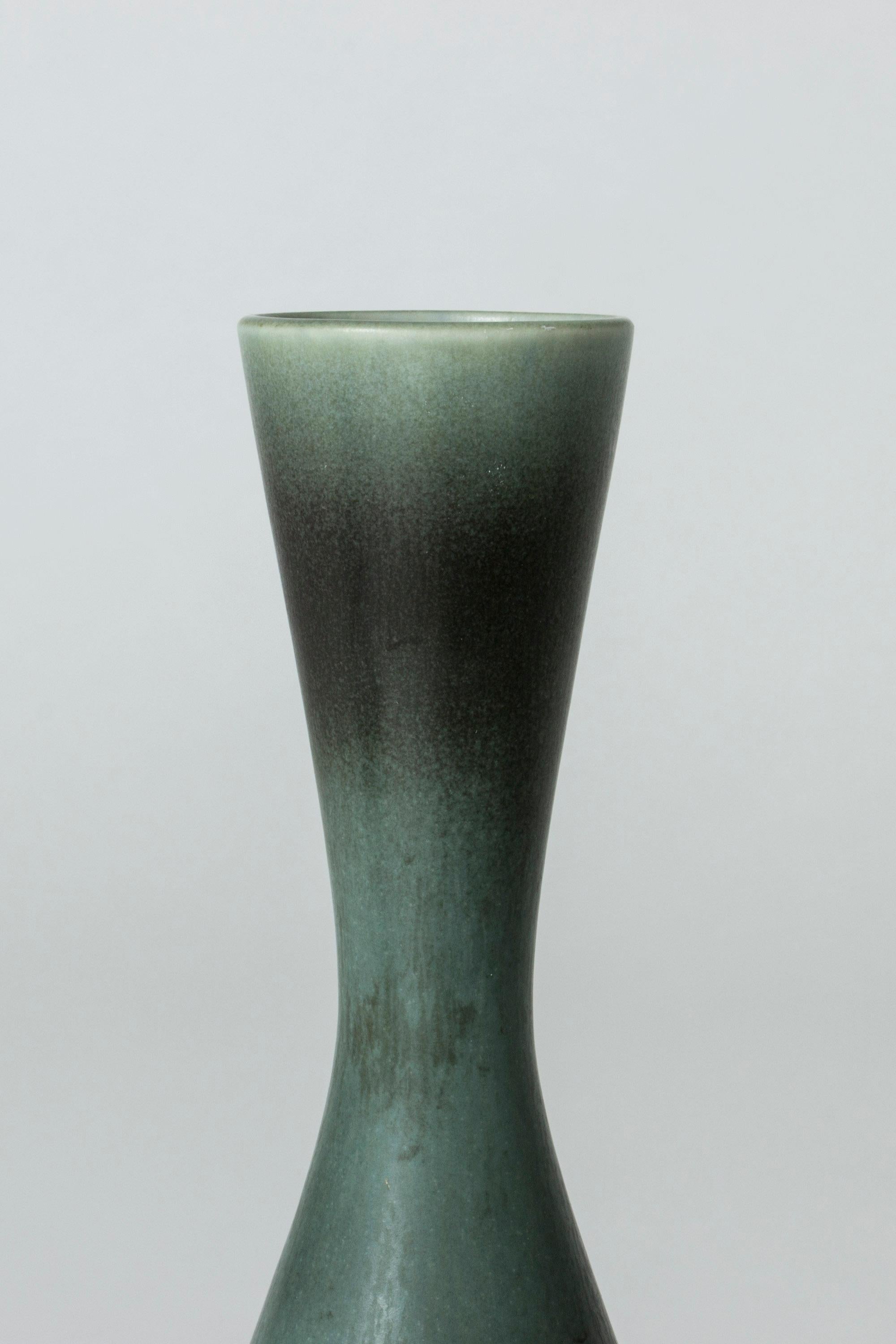 Swedish Tall Stoneware Vase by Berndt Friberg