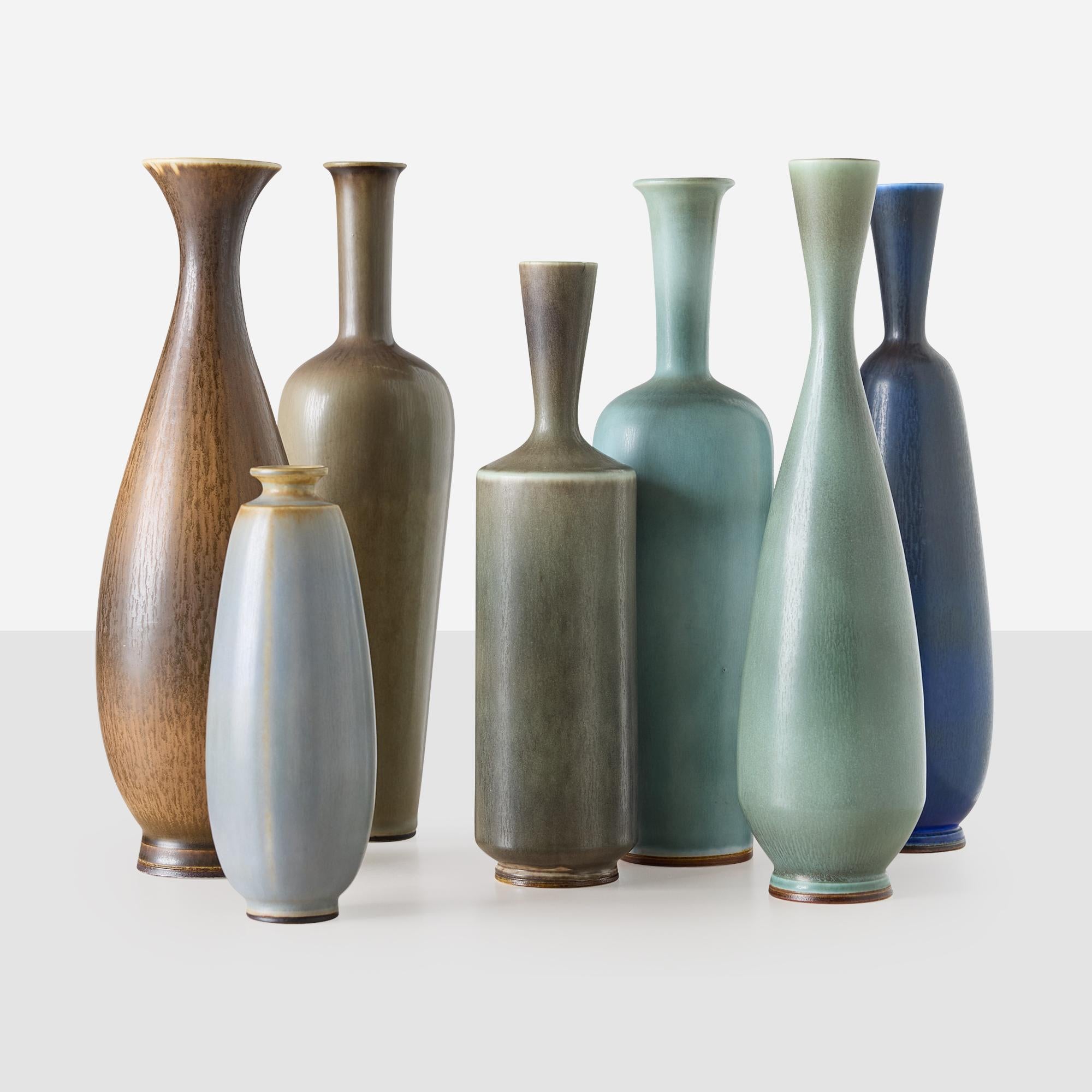 Grand vase en grès de Berndt Friberg Bon état - En vente à San Francisco, CA