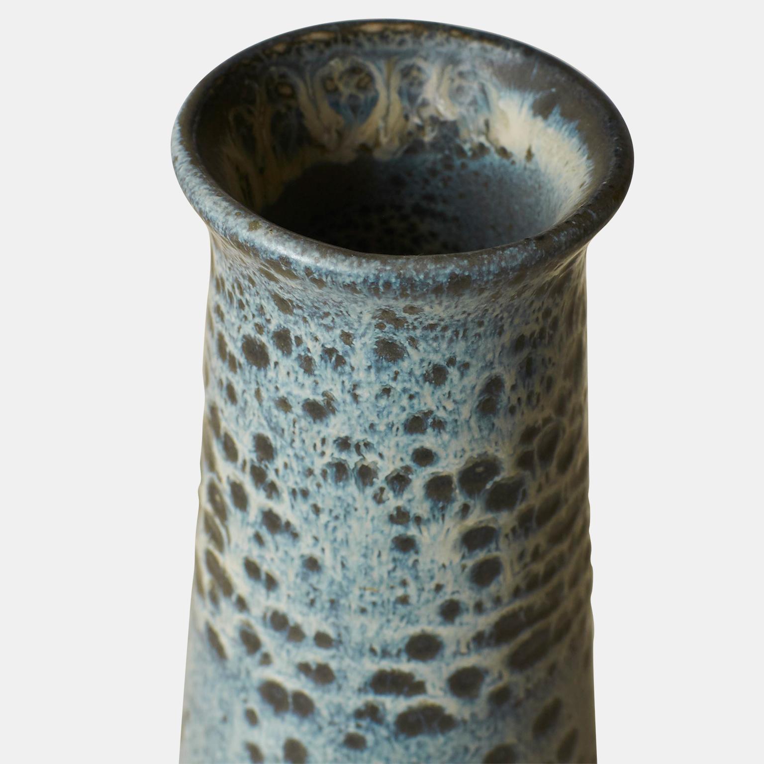 Scandinavian Modern Tall Stoneware Vase by Gunnar Nylund For Sale