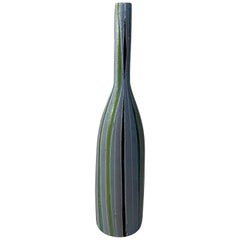 Tall Striped Fratelli Fanciullacci for Raymor Art Pottery Vase