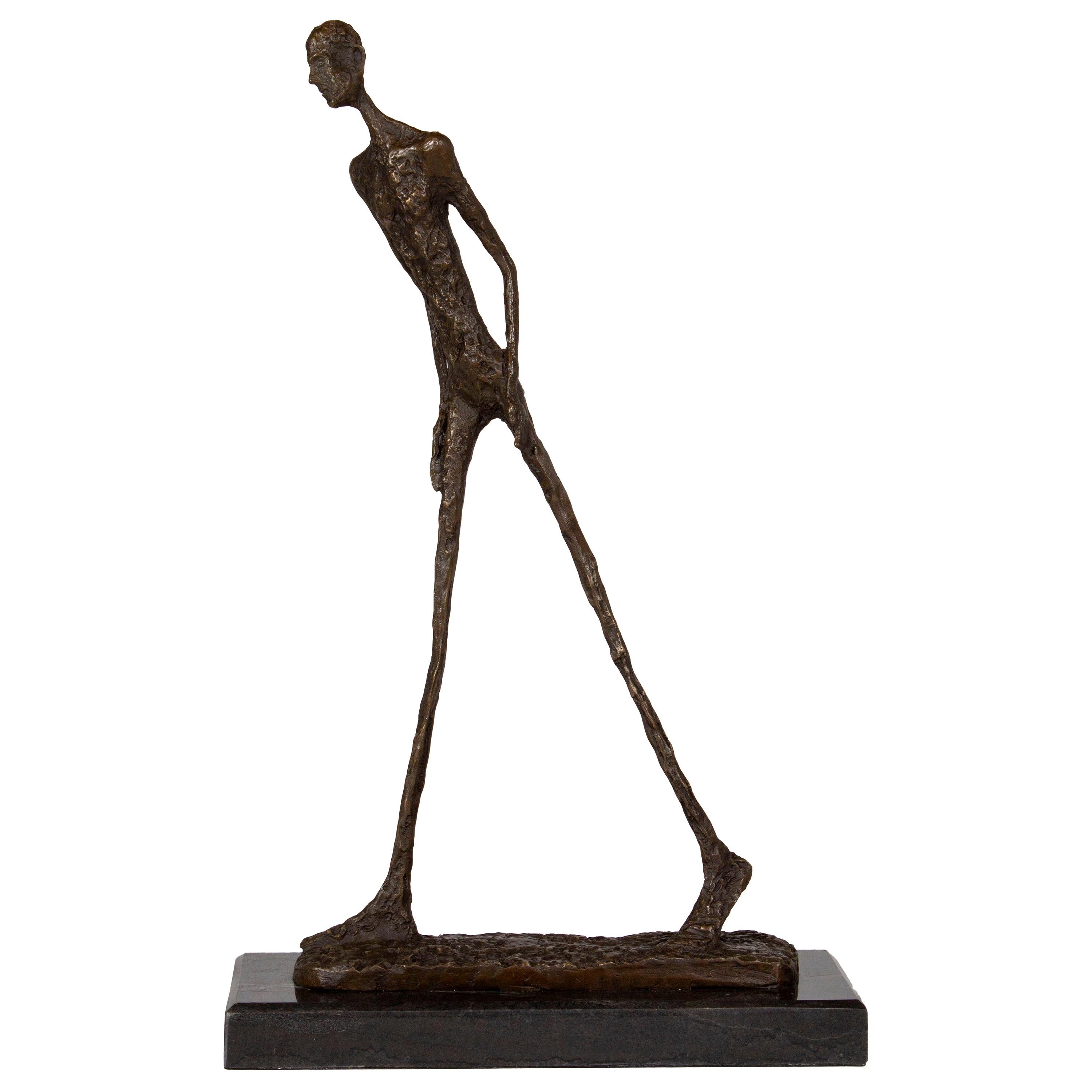 Tall Struck Man Statue