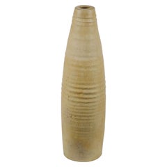 Tall Studio Pottery 1960's Earth Tone Vase 