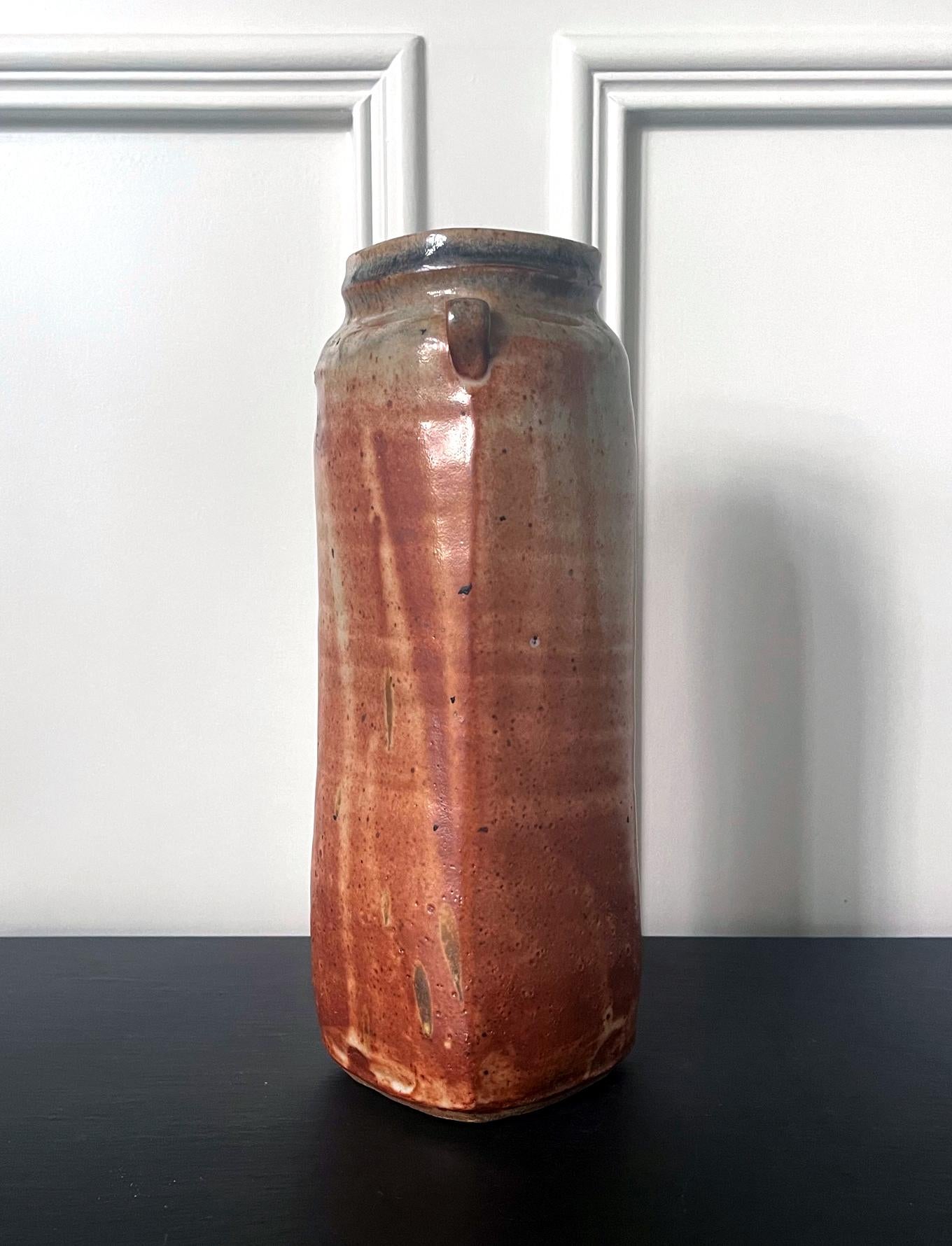 Moderne Grand vase en céramique émaillée de Studio Pottery de Warren Mackinzie en vente