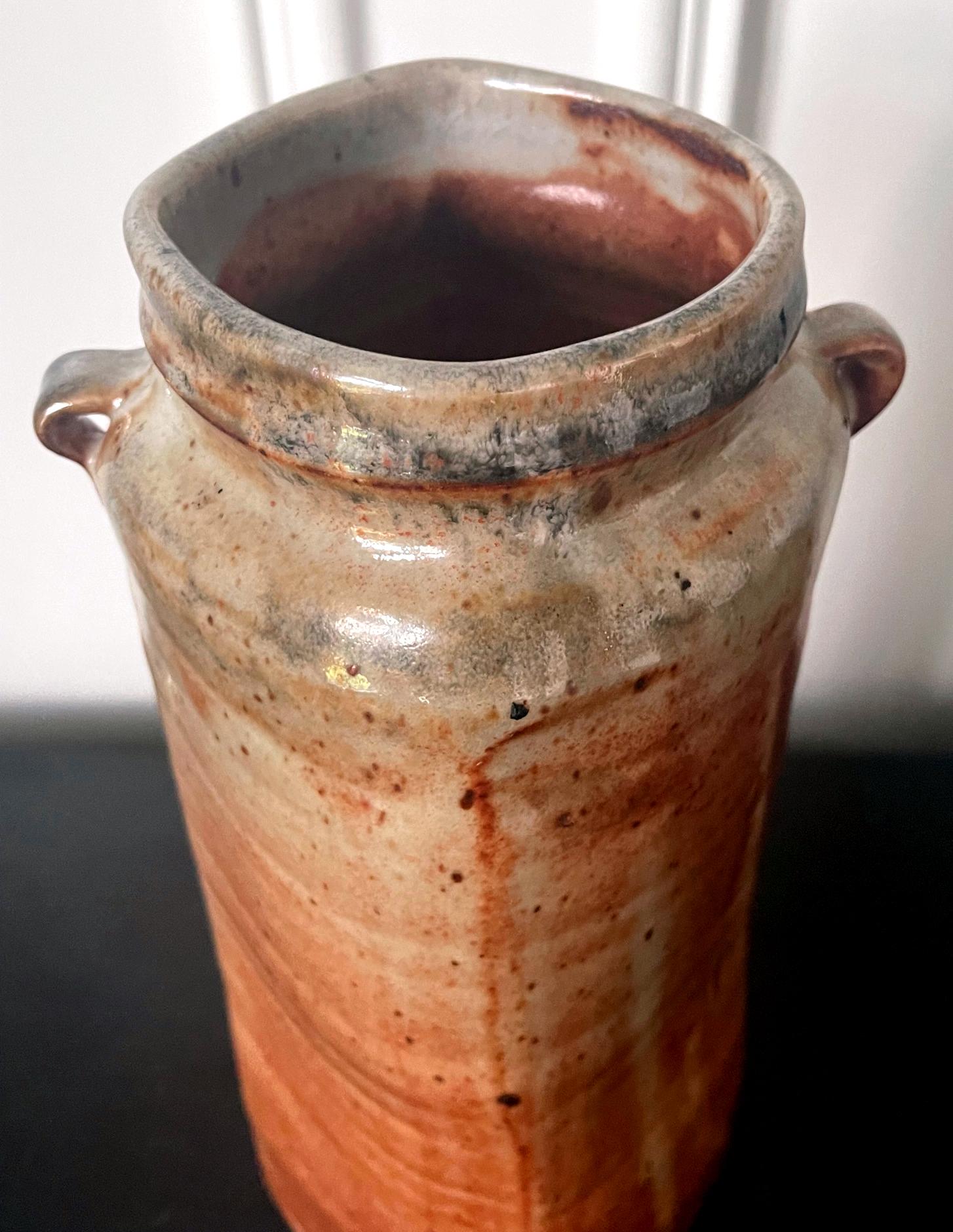 Große glasierte Vase aus Keramik von Warren Mackinzie, Studio Pottery im Angebot 2