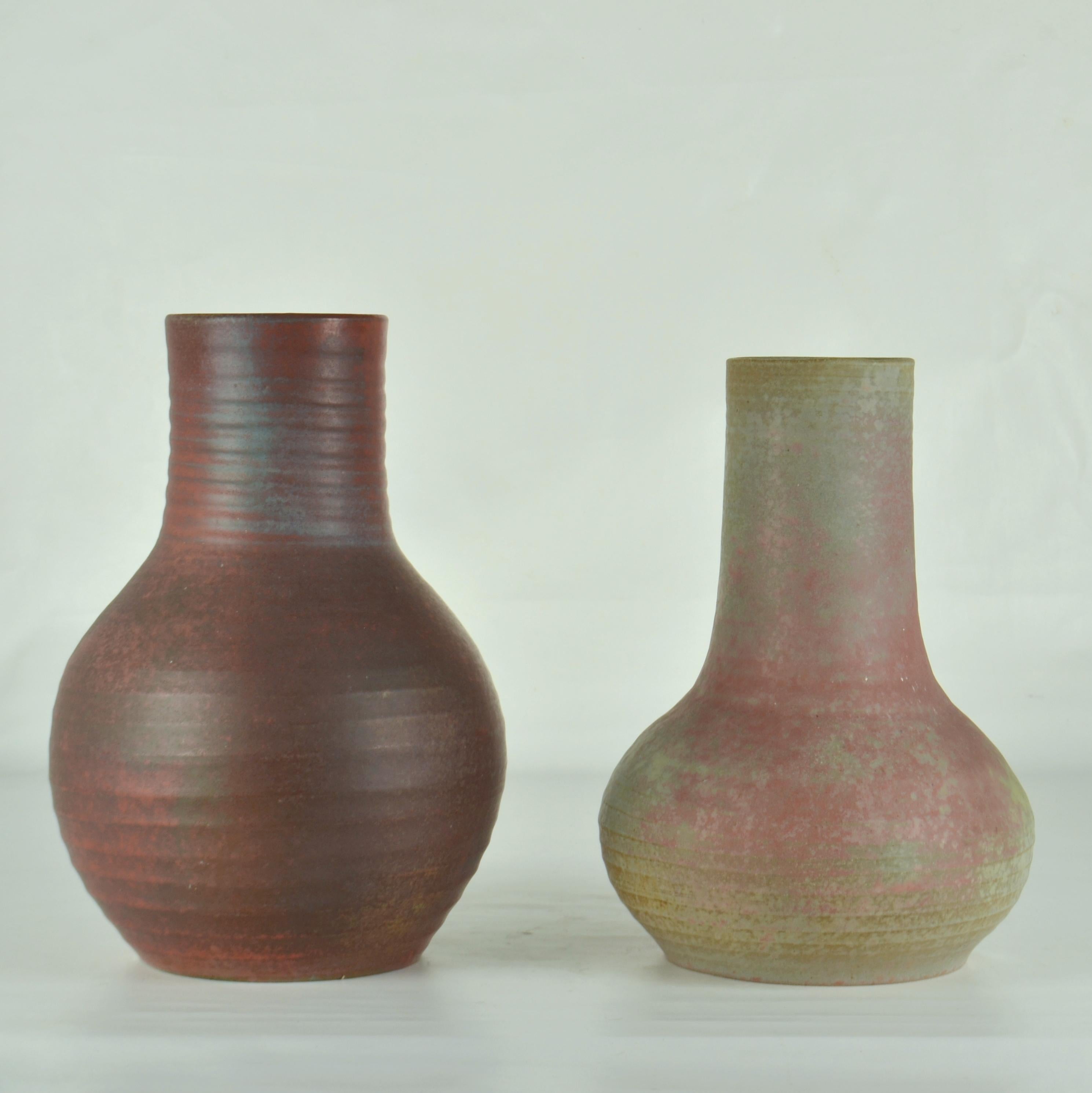 tall pottery vases