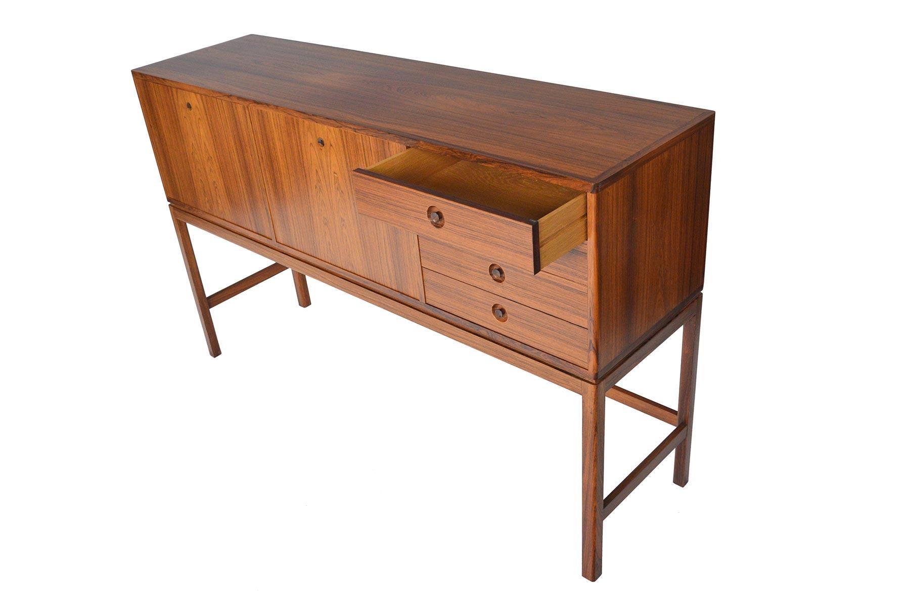 Tall Swedish Mid-Century Modern Rosewood Credenza 5