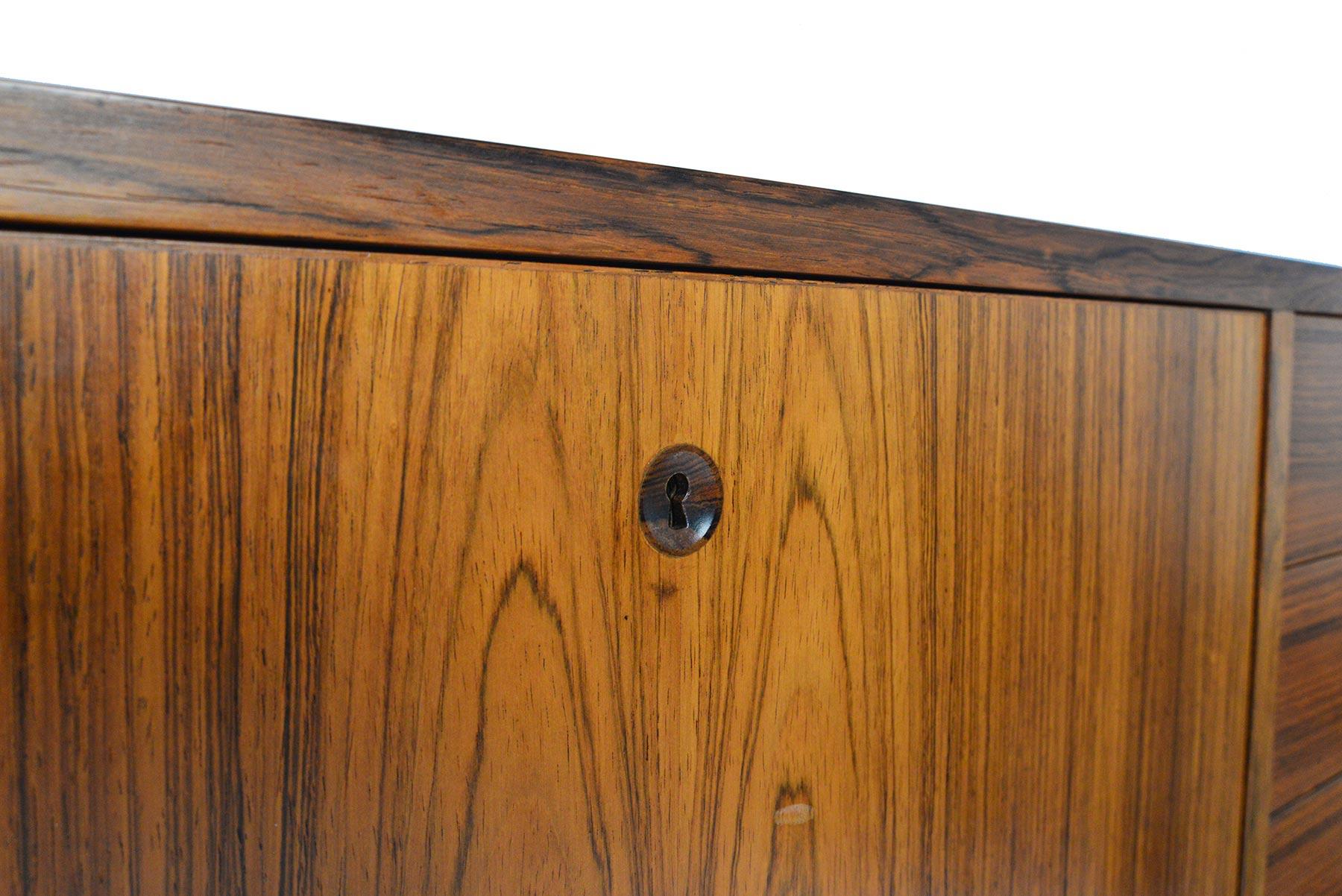 Tall Swedish Mid-Century Modern Rosewood Credenza 3