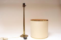 Tall Swedish Modern Brass Table Lamp Model B66 by Hans Agne Jakobsson